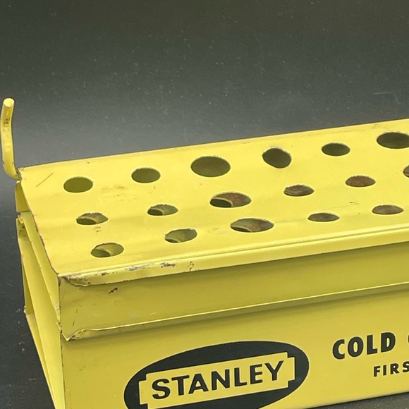 Stanley Cold Chisel and Punche Metal Display Storage Box - Picture 2 of 6